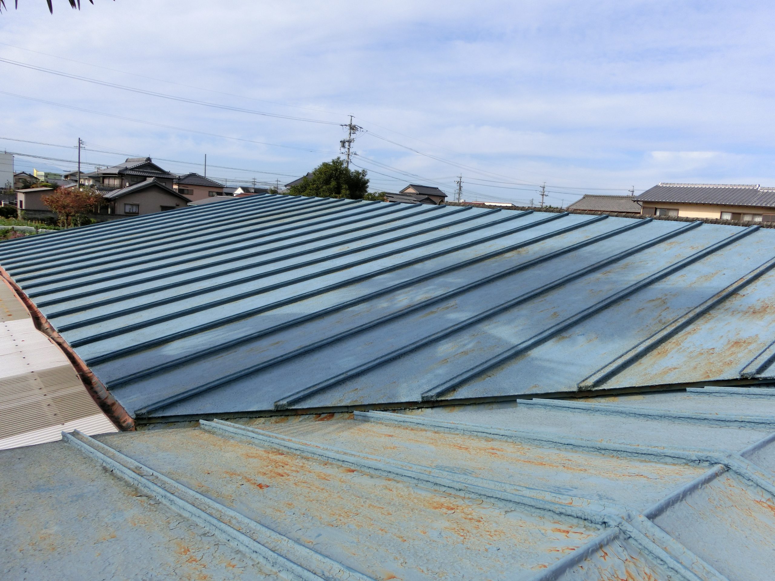 瓦棒屋根塗り替え