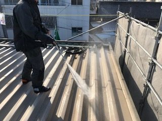 セキスイハイムの折板屋根