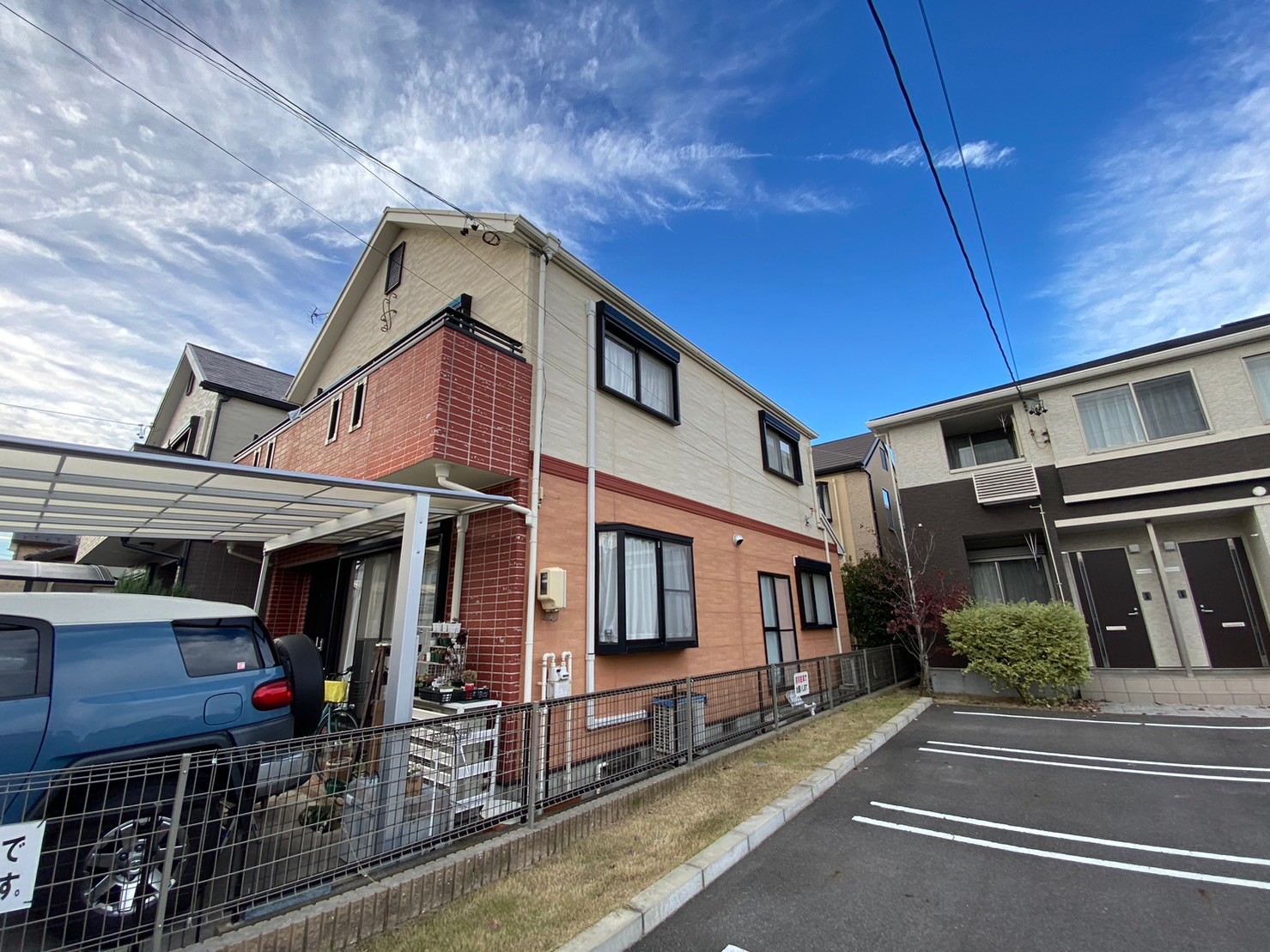 名古屋市中川区にて2回目の外壁と屋根の塗り替えをご検討中のOBのお客様宅に現地調査に行ってきました