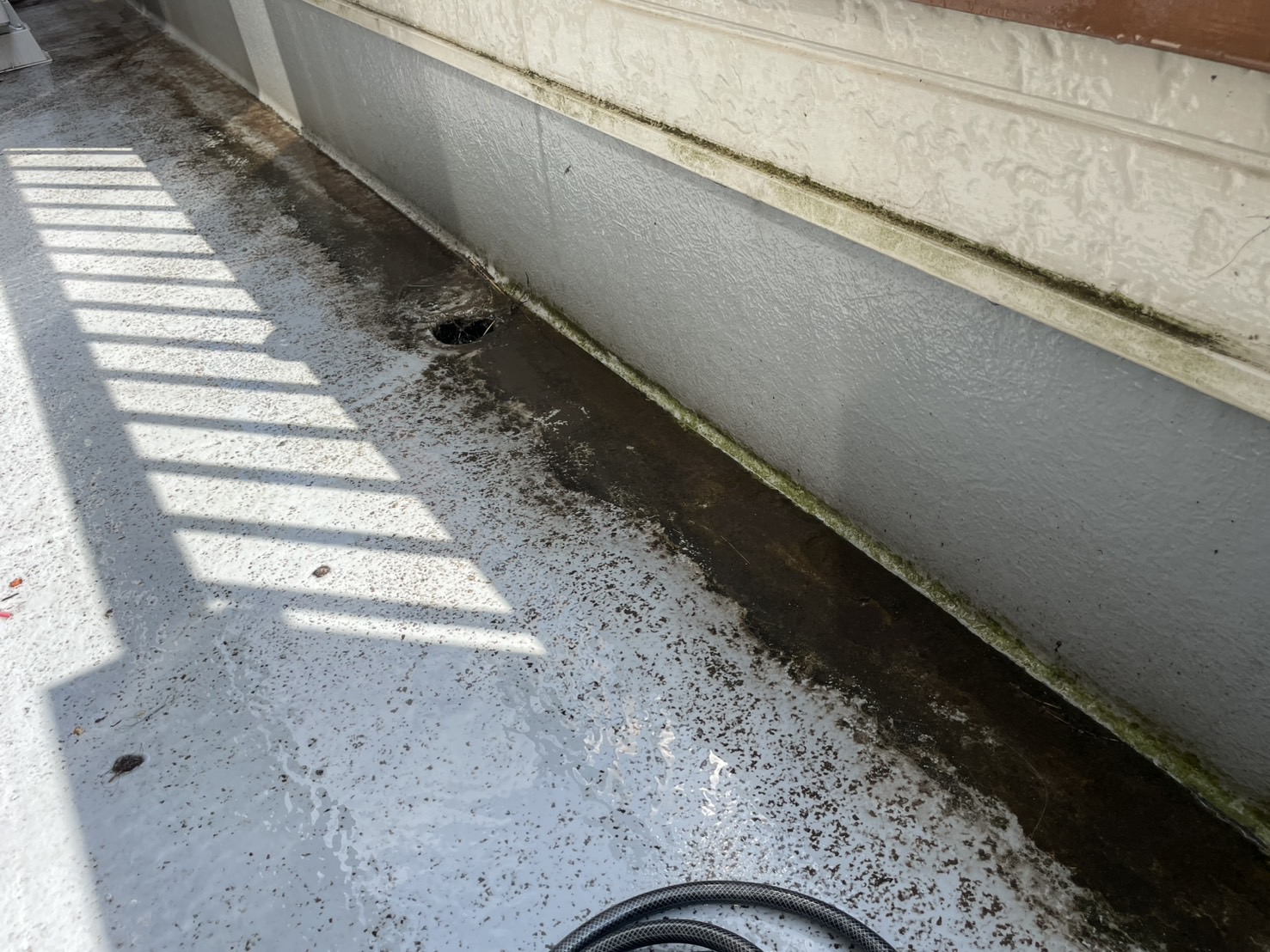 アパートベランダ洗浄