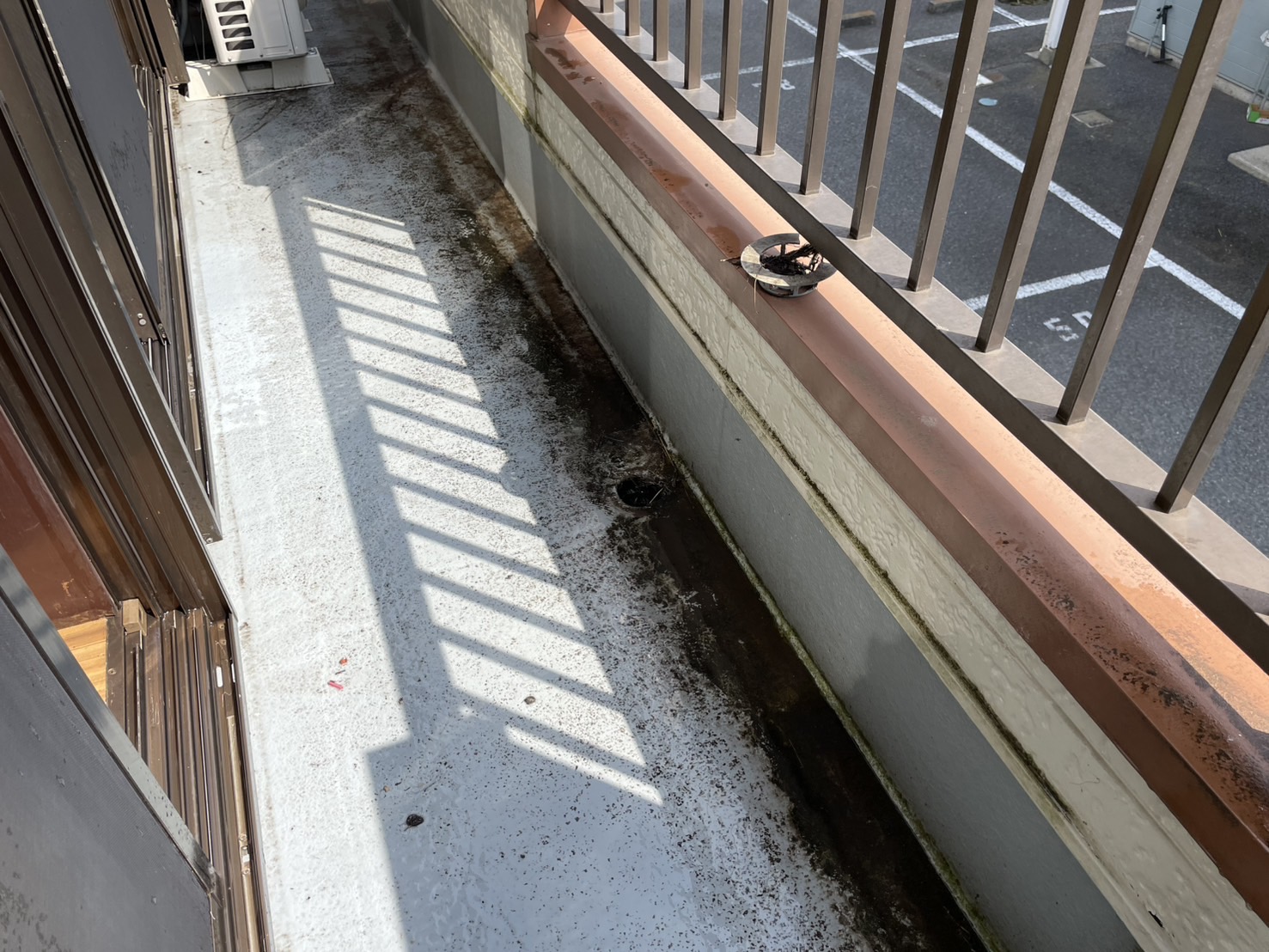 アパートベランダ洗浄