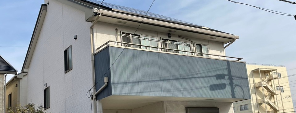 名古屋市中村区で住宅の外壁・屋根塗り替えとシーリング打ち替えの現地調査を実施
